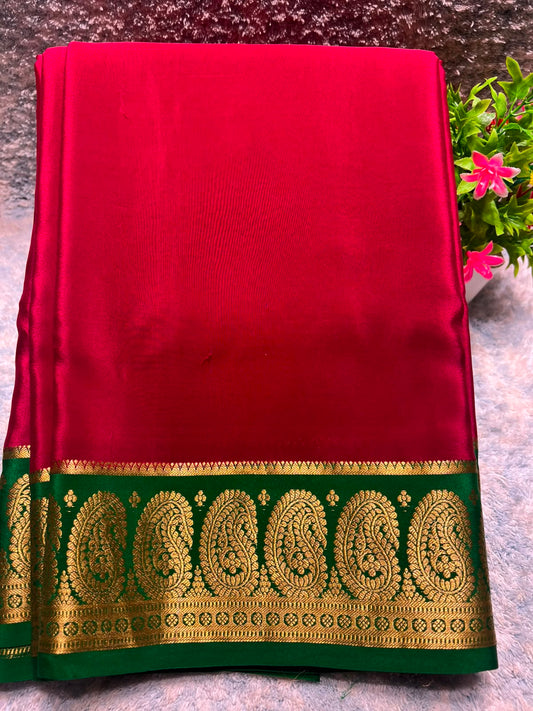 Pure Mysore Silk Saree.