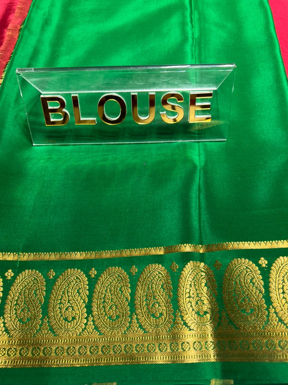 Pure Mysore Silk Saree.