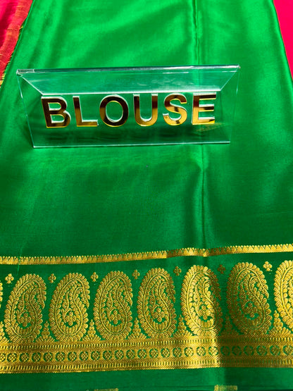 Pure Mysore Silk Saree.