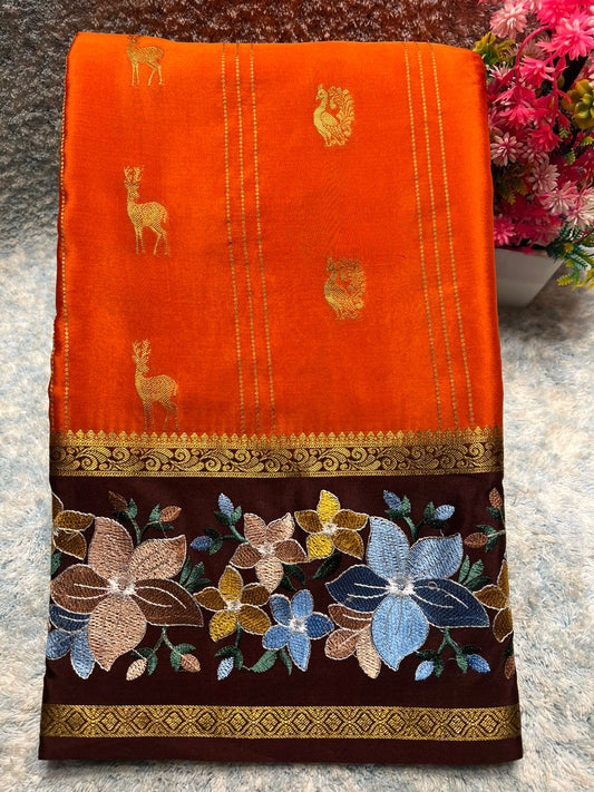 Pure Mysore Silk Saree.