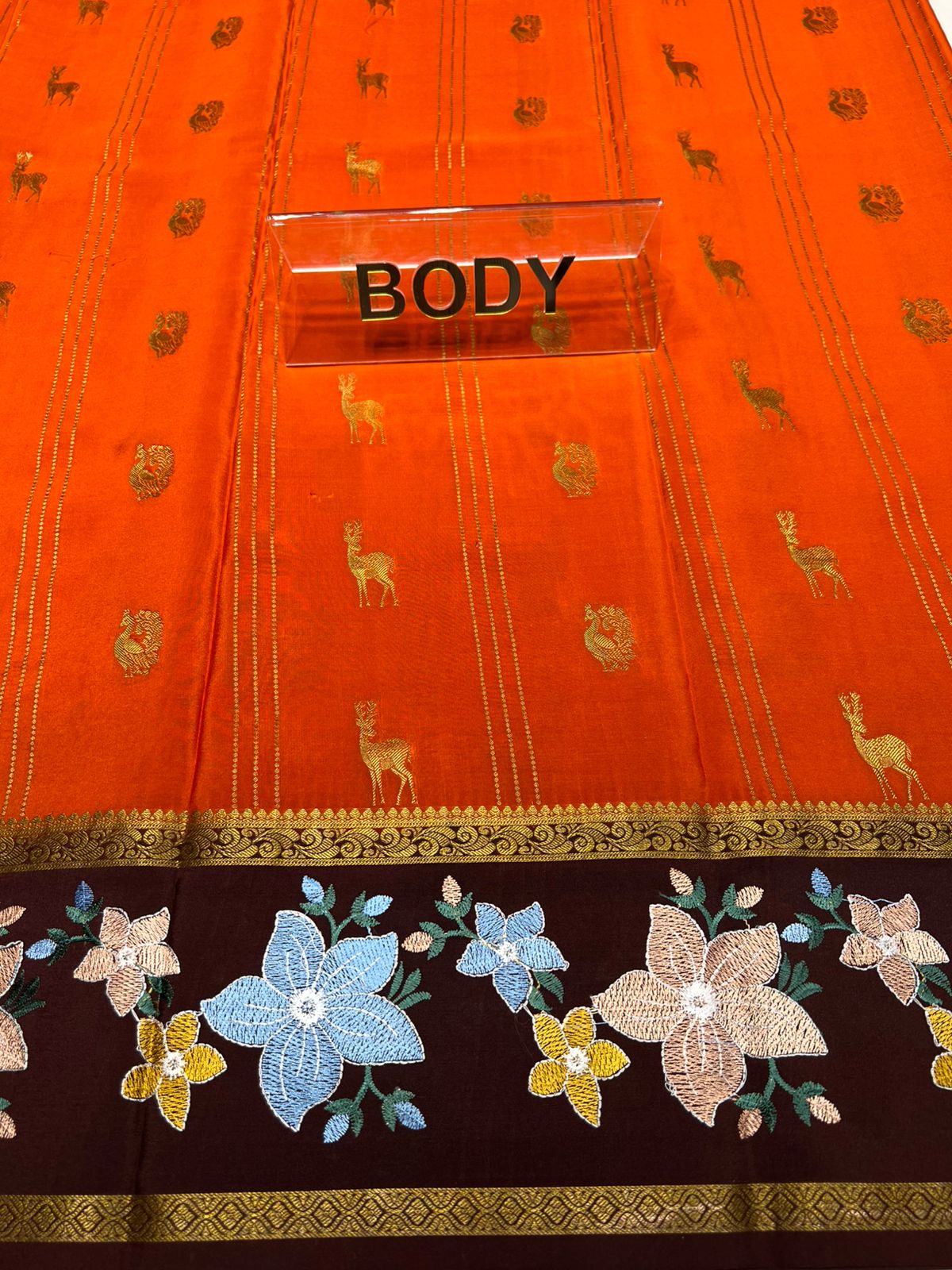 Pure Mysore Silk Saree.