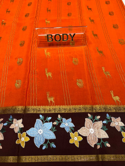 Pure Mysore Silk Saree.