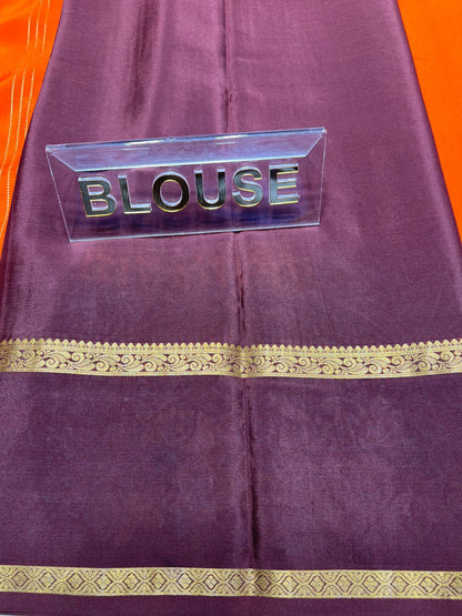 Pure Mysore Silk Saree.