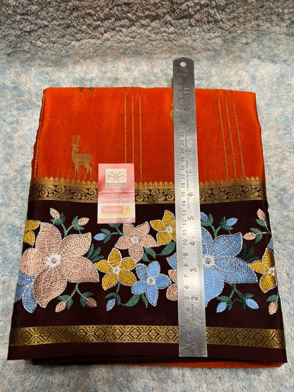 Pure Mysore Silk Saree.