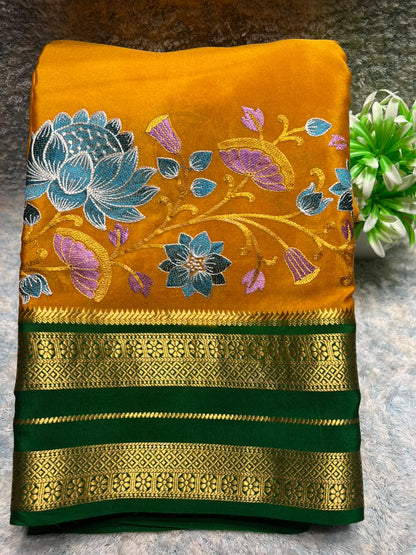 Pure Mysore Silk Saree.
