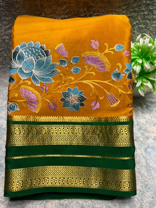 Pure Mysore Silk Saree.