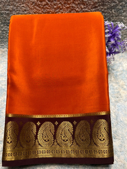 Pure Mysore Silk Saree.