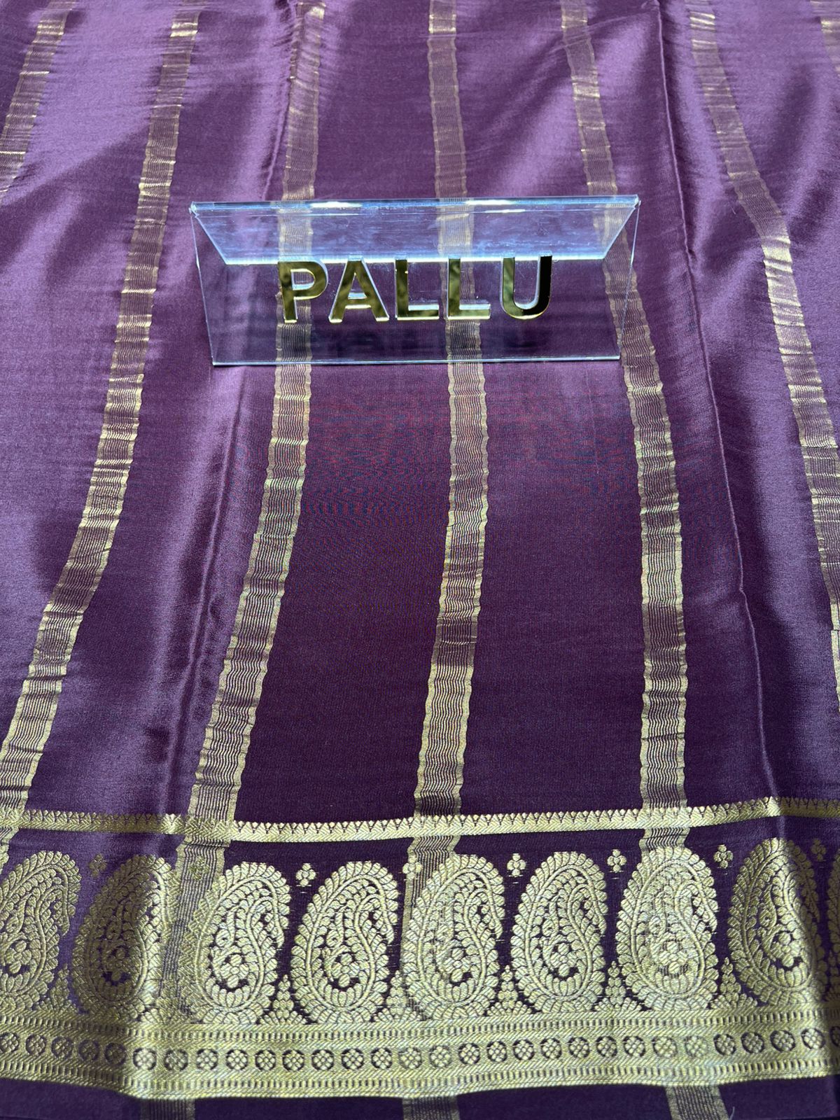Pure Mysore Silk Saree.