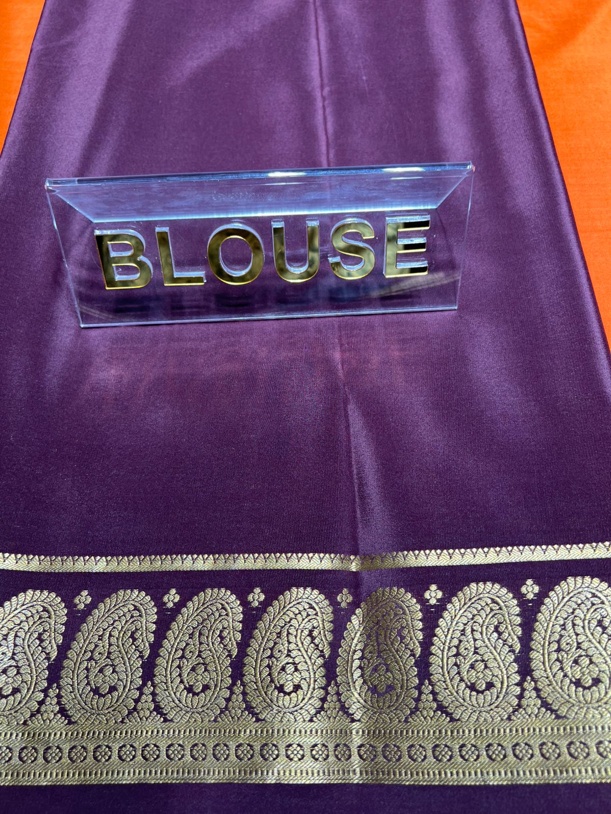 Pure Mysore Silk Saree.
