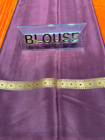 Pure Mysore Silk Saree.