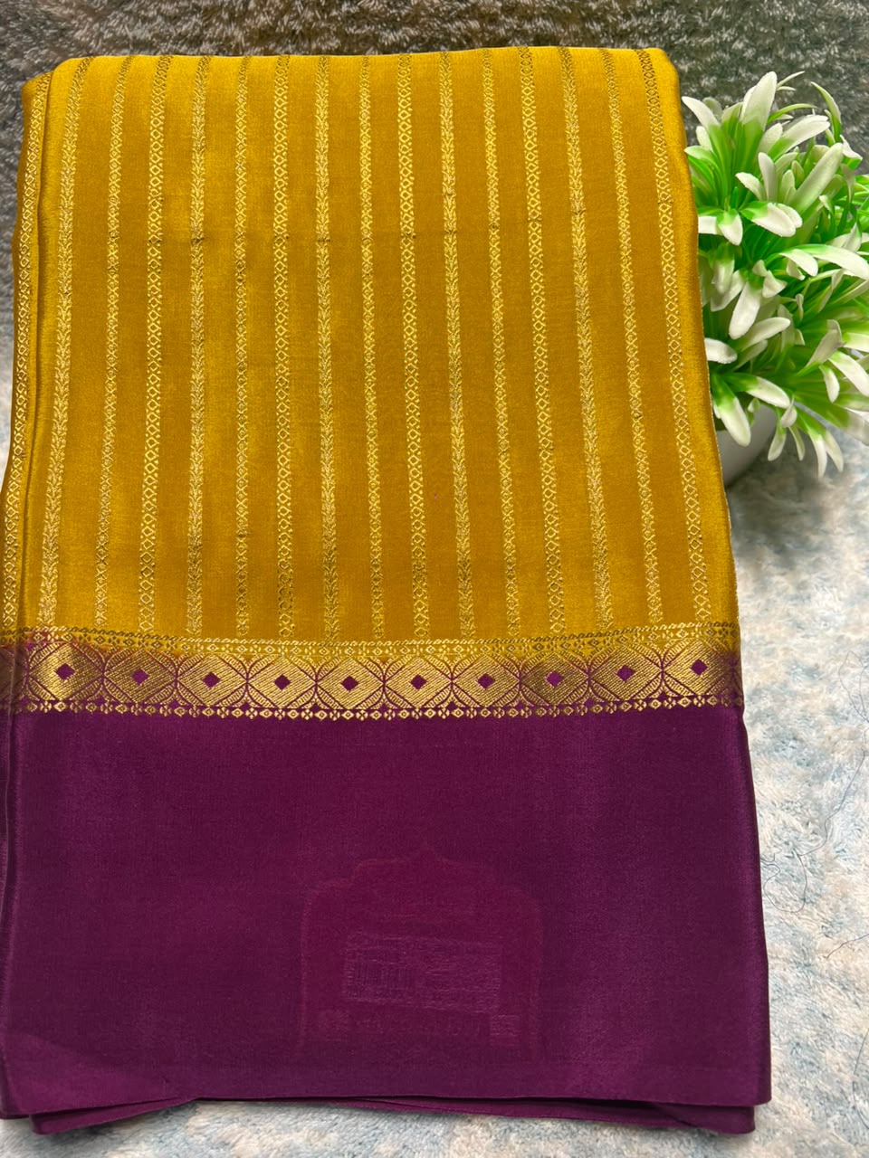 Pure Mysore Silk Saree.
