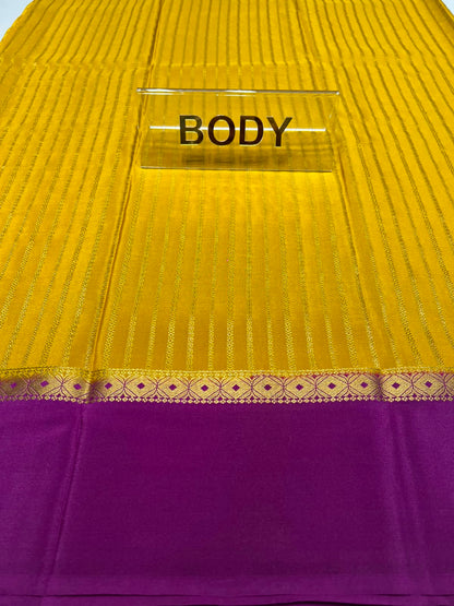 Pure Mysore Silk Saree.