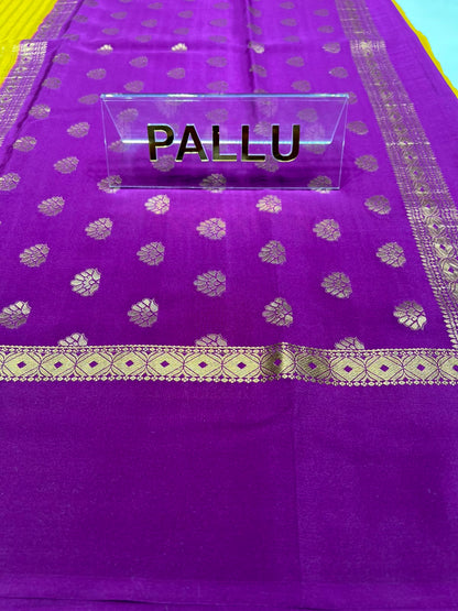 Pure Mysore Silk Saree.