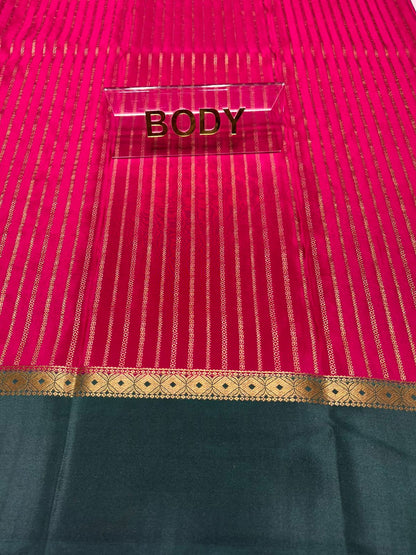 Pure Mysore Silk Saree.