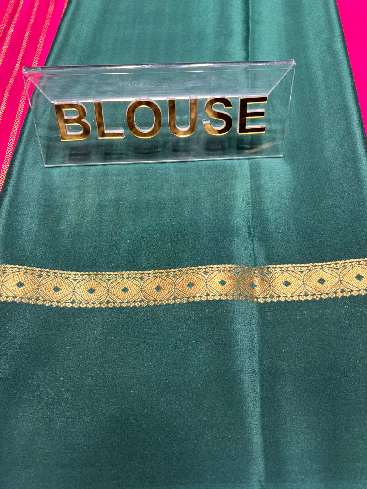 Pure Mysore Silk Saree.