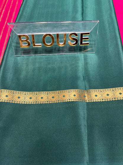 Pure Mysore Silk Saree.
