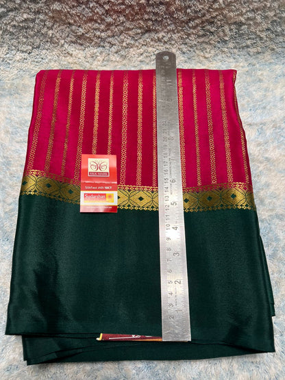 Pure Mysore Silk Saree.