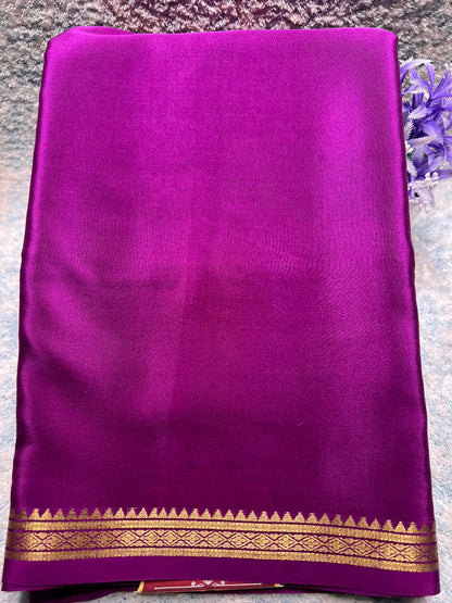 Pure Mysore Silk Saree.