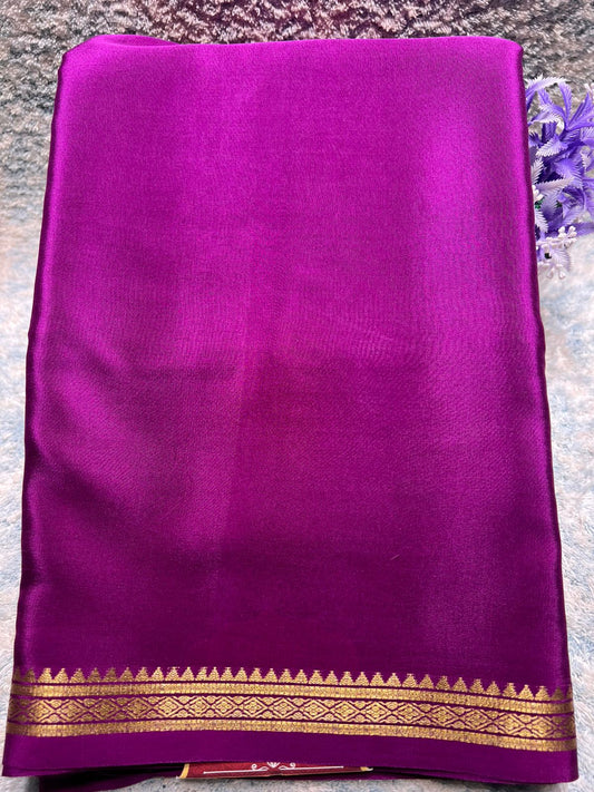 Pure Mysore Silk Saree.
