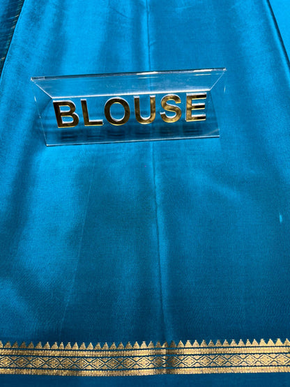 Pure Mysore Silk Saree.