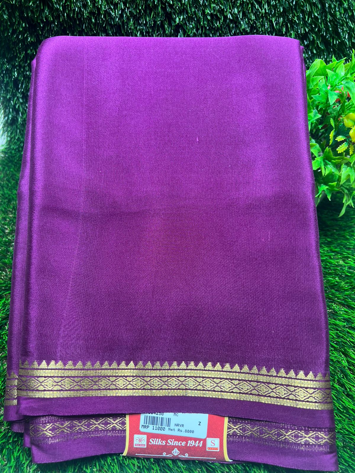 Pure Mysore Silk Saree.