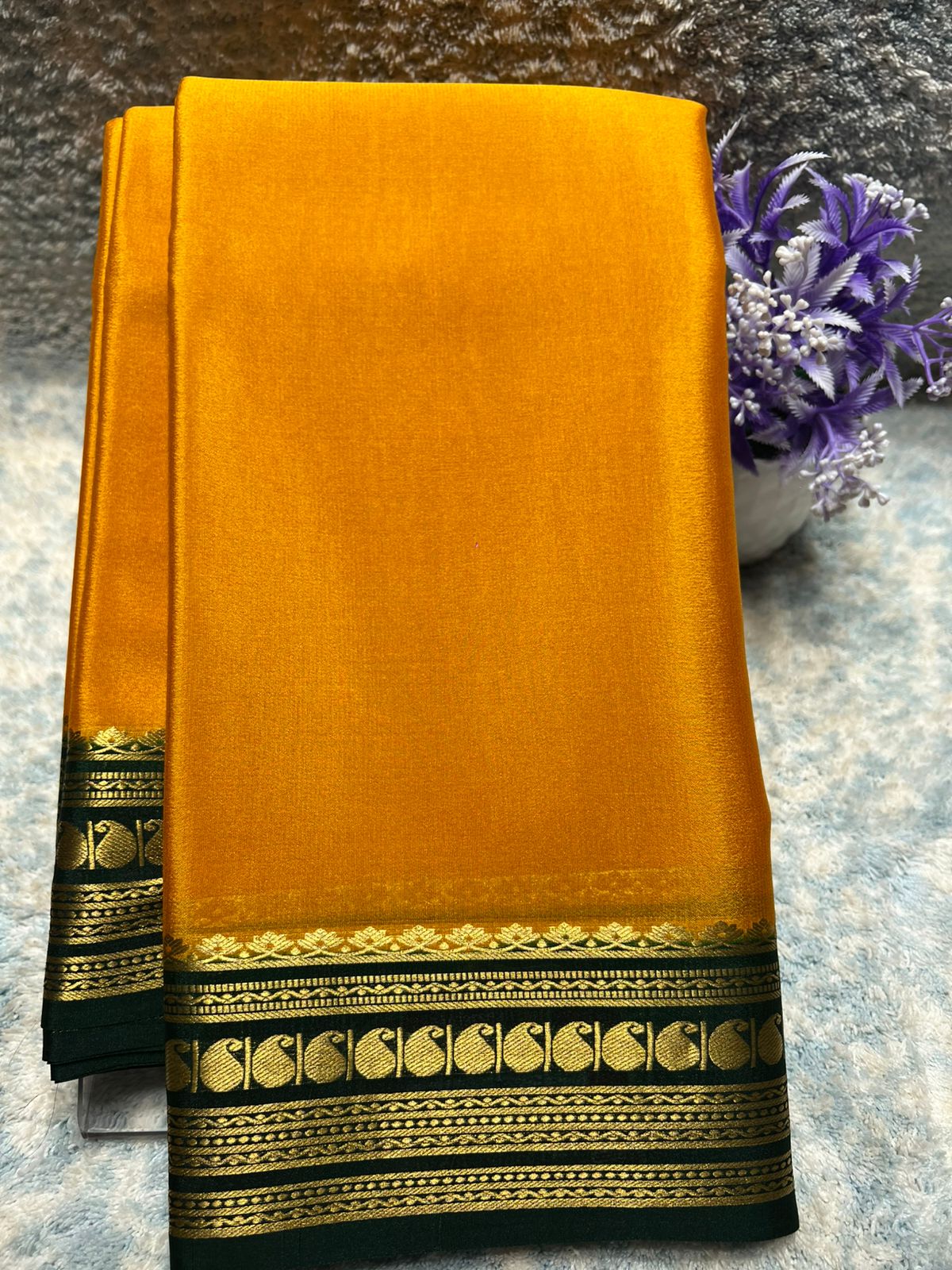 Pure Mysore Silk Saree ( 60 Grams )