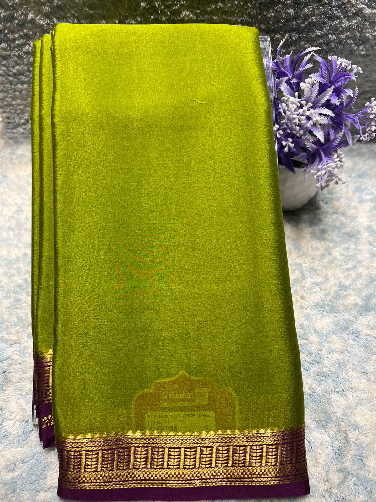 Pure Mysore Silk Saree ( 60 Grams )