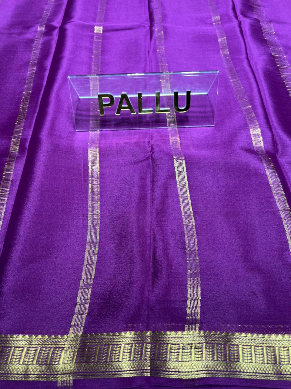 Pure Mysore Silk Saree ( 60 Grams )