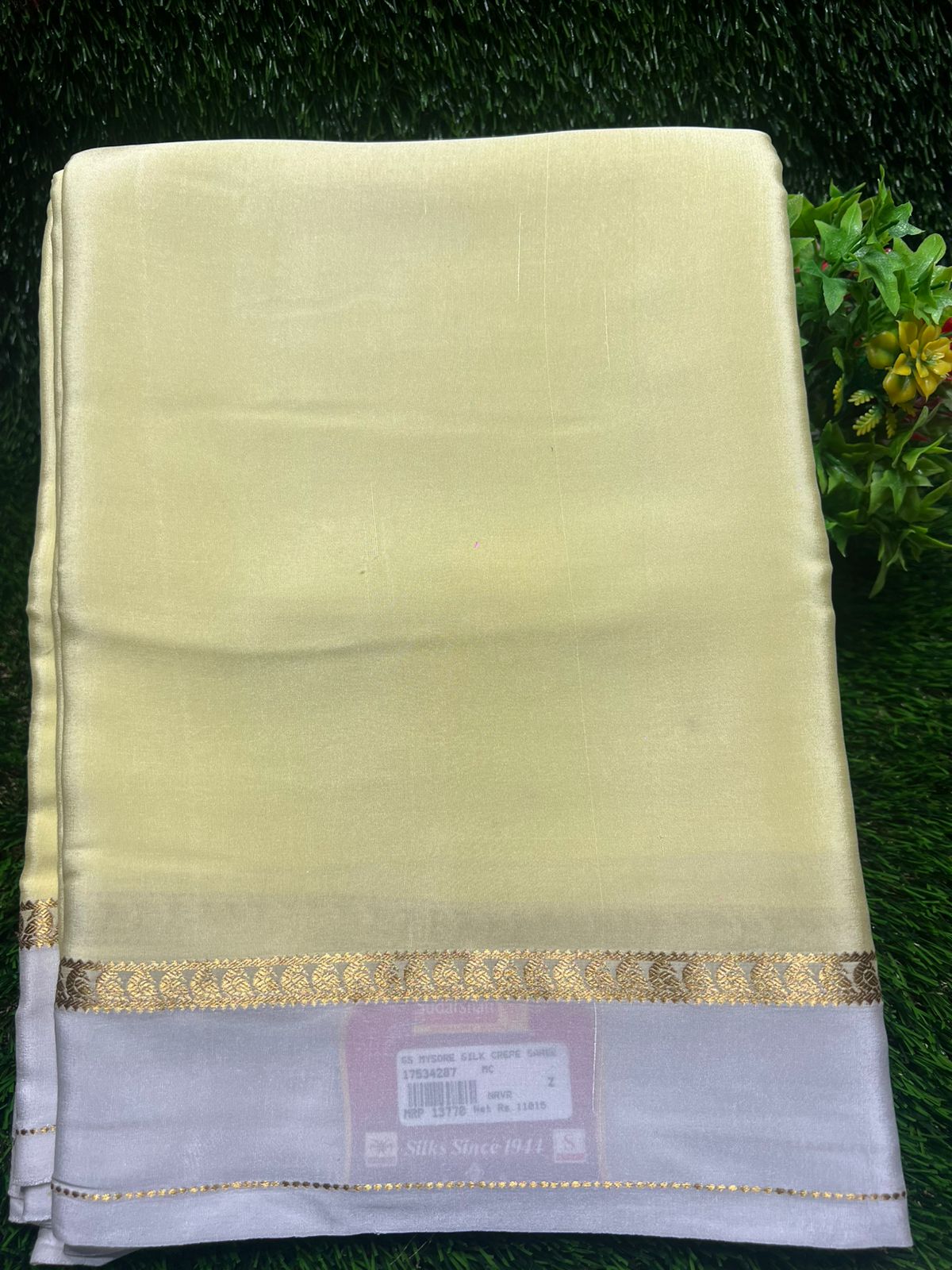 Pure Mysore Silk Saree.