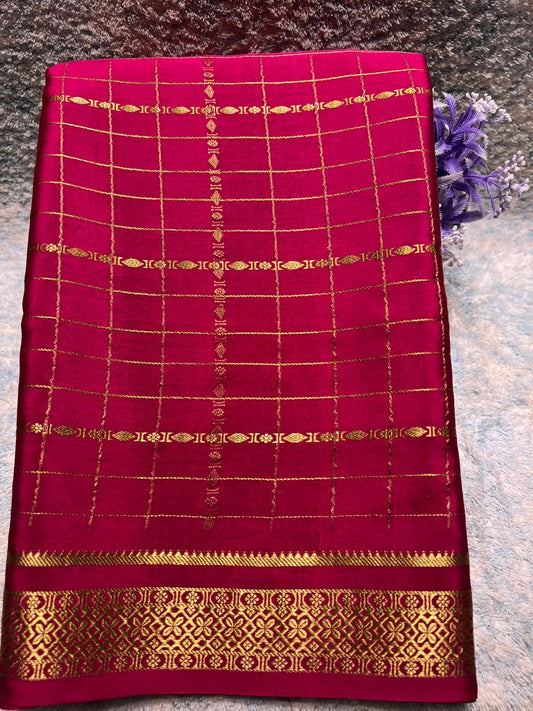 Pure Mysore Silk Saree.