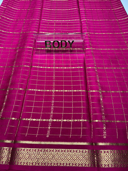 Pure Mysore Silk Saree.