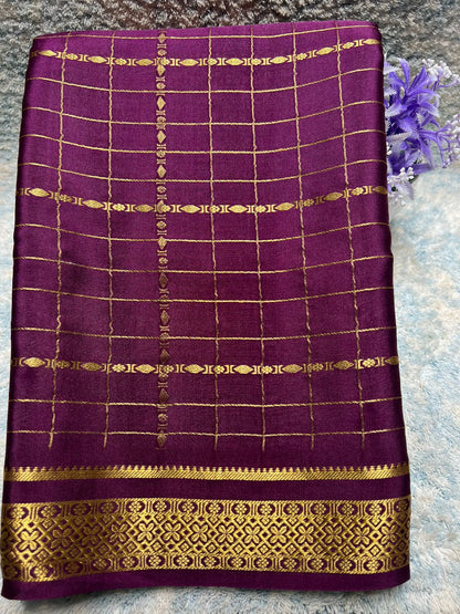 Pure Mysore Silk Saree.