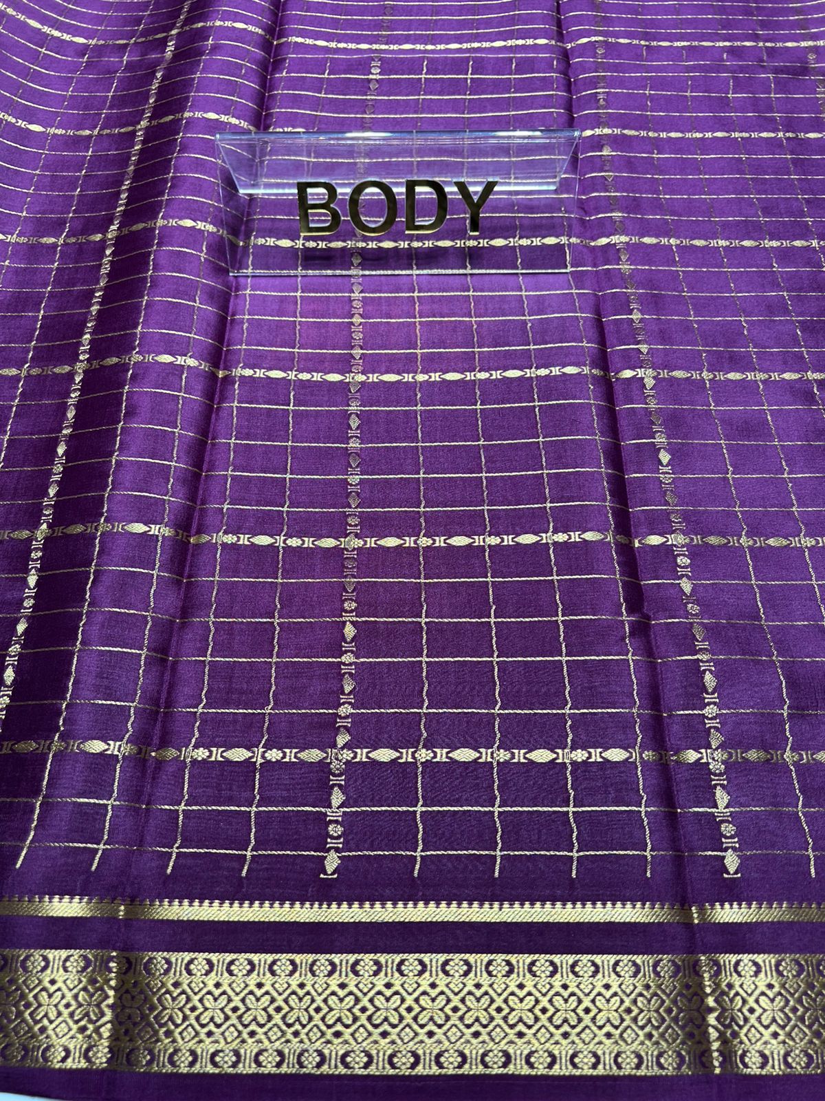 Pure Mysore Silk Saree.