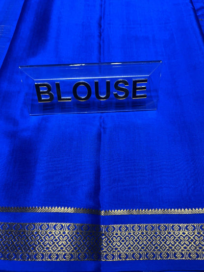 Pure Mysore Silk Saree.