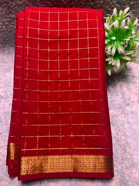 Pure Mysore Silk Saree ( 60 Grams )