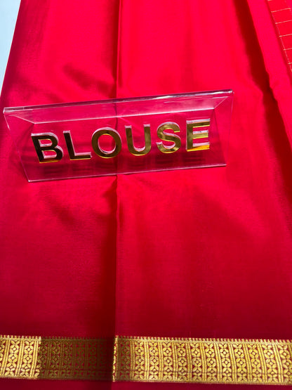 Pure Mysore Silk Saree ( 60 Grams )