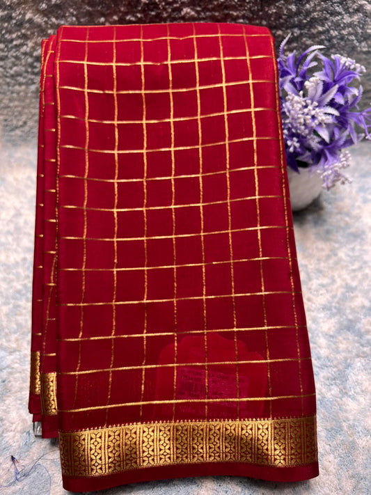Pure Mysore Silk Saree ( 60 Grams )