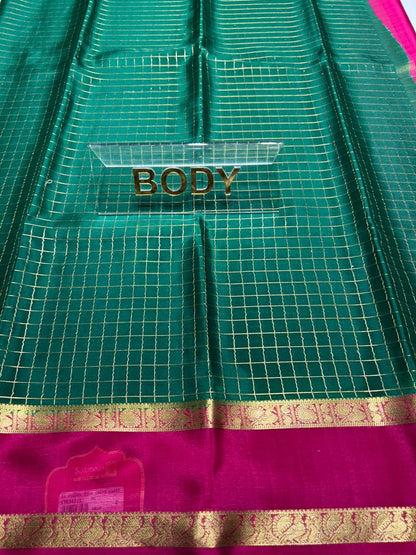 Pure Mysore Silk Saree ( 60 Grams )