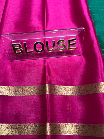 Pure Mysore Silk Saree ( 60 Grams )