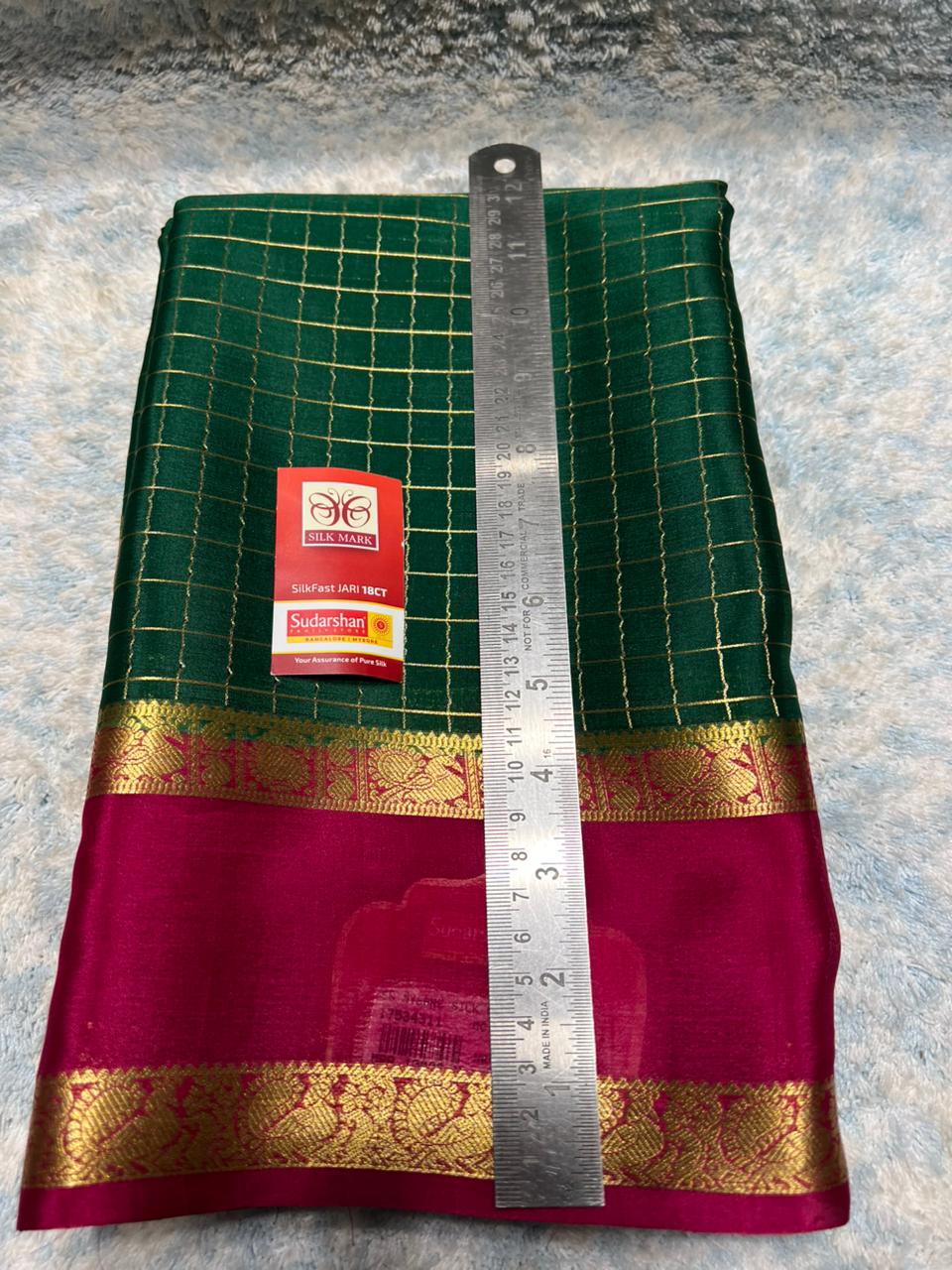 Pure Mysore Silk Saree ( 60 Grams )