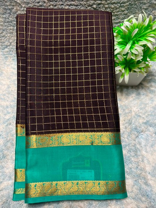 Pure Mysore Silk Saree ( 60 Grams )