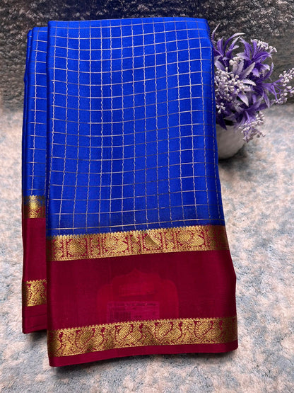 Pure Mysore Silk Saree ( 60 Grams )