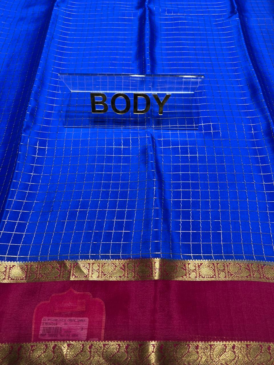 Pure Mysore Silk Saree ( 60 Grams )