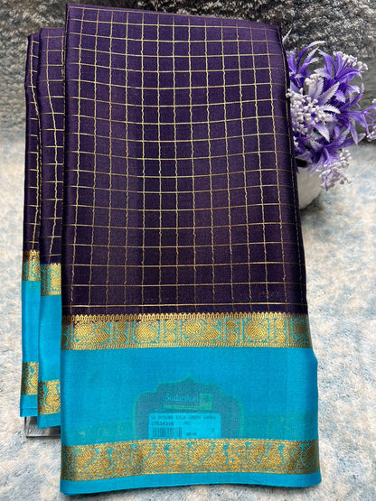Pure Mysore Silk Saree ( 60 Grams )