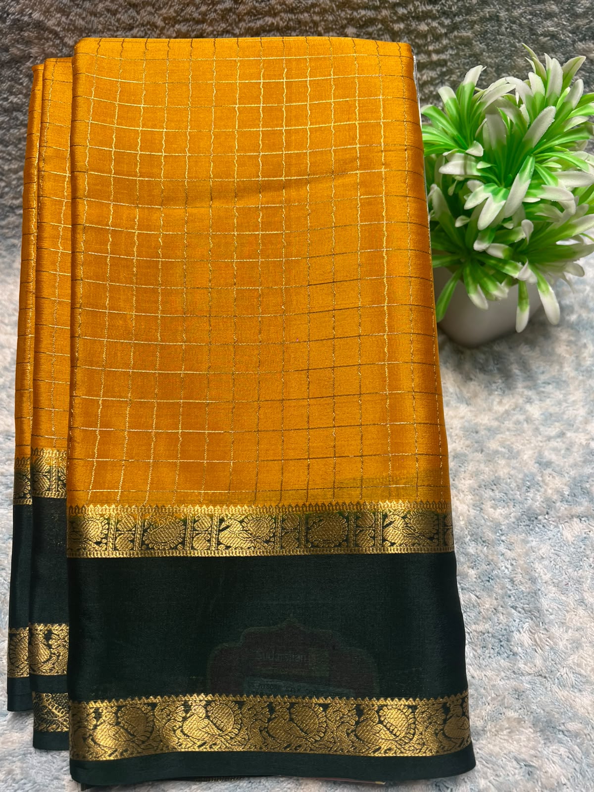 Pure Mysore Silk Saree ( 60 Grams )