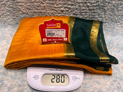 Pure Mysore Silk Saree ( 60 Grams )