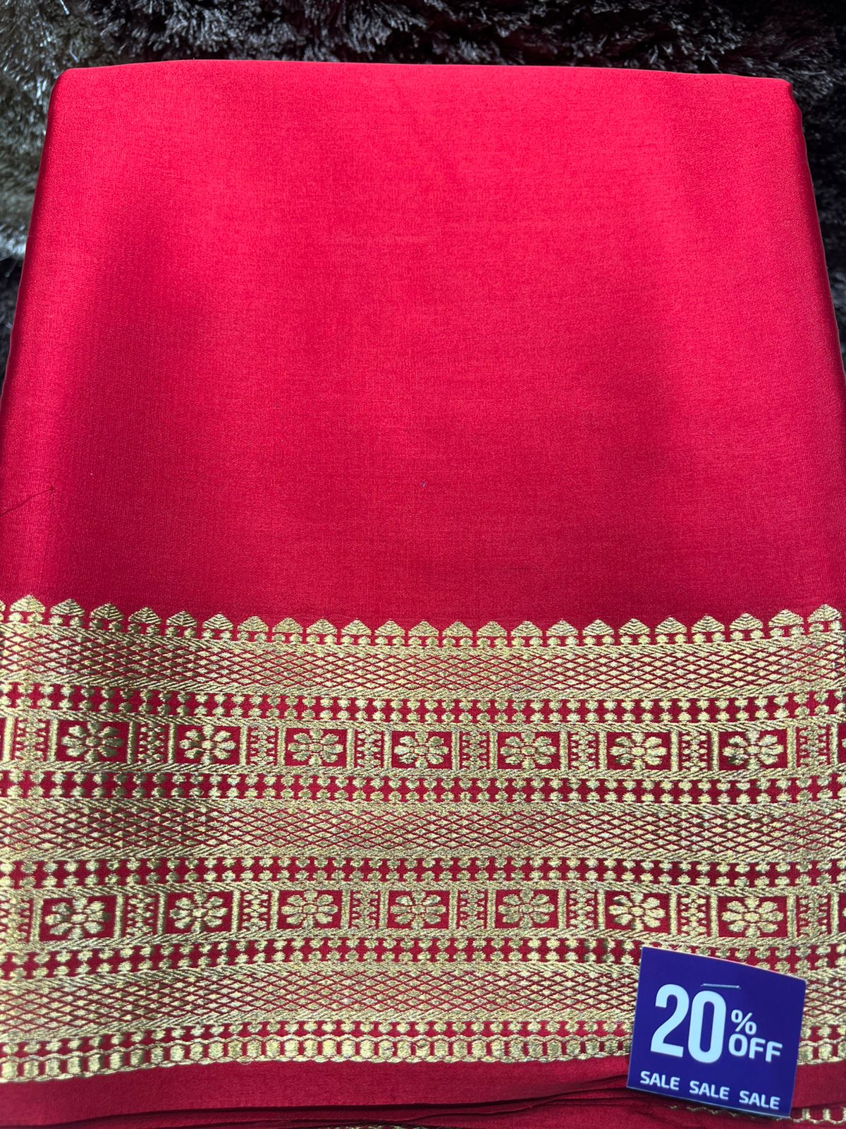 Pure Mysore Silk Saree.( 100 Gsm )