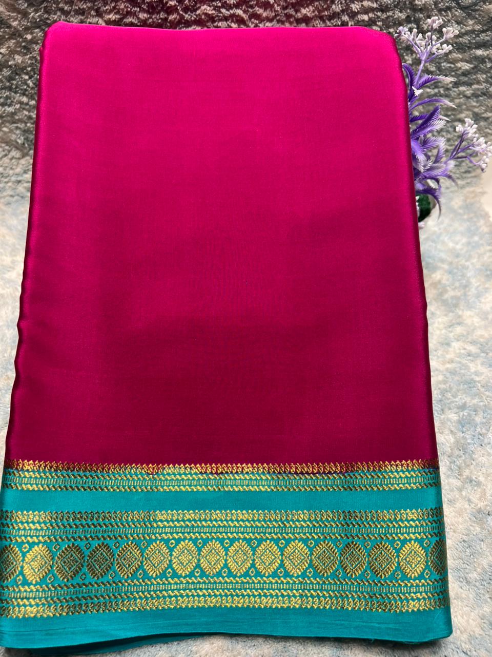 Pure Mysore Silk Saree.