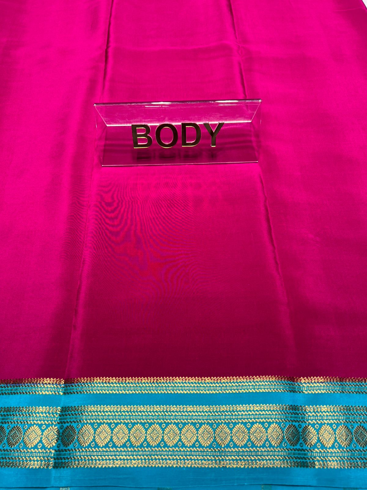 Pure Mysore Silk Saree.