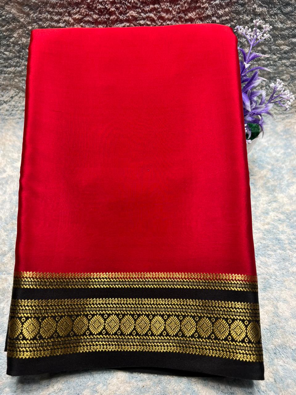 Pure Mysore Silk Saree.